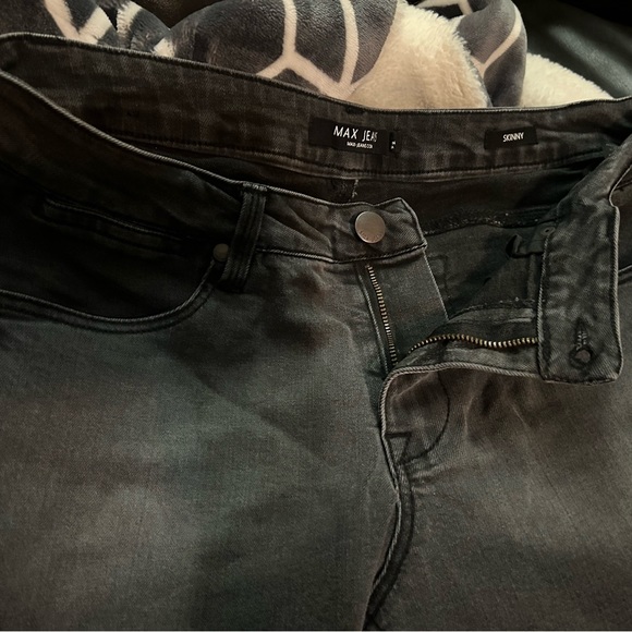 Women Max Jeans 10 Grey Skinny Excellent condition - Picture 8 of 12